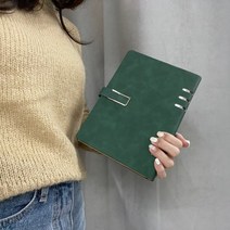데일리다이어리 교무수첩 데일리 6공 A5 만년 다이어리 노트 그린