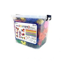 토이맨 블록완구 뉴꼬마사각블럭3 350PCS 케이스포함 사각 십자블록