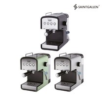 미세스크레치 세인트갈렌 하이브리드 전동 커피 에스프레소 머신 캡슐/ 그라인더커피 2n1 & 모카포트, 하이브리드 커피머신_메탈실버+모카포트(색상랜덤)