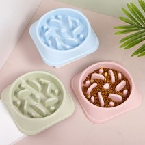 비만 방지 강아지 애견 애묘 고양이 급체 구토 그릇 67838383EA, 2비만방지그릇-그린, 본상품선택