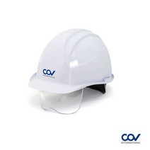 [abe형안전모] 세이프티유 COV A형 일반 보안경 건설 현장 공장 산업용 안전모, 무지, 블루