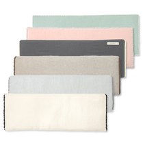바미블랑 모로반사 방지 긴 좁쌀베개 순면100% 타이벡 속커버 48X18, 린넨 마카롱 좁쌀베개-인디핑크