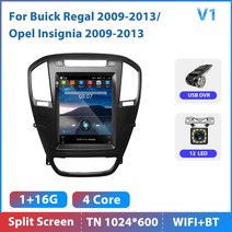 ai 스피커 Podofo 음성 안드로이드 carplay 자동차 라디오 buick regal 2009-2013opel insignia 2009-2013 2din android, 1 16g 캠 DVR