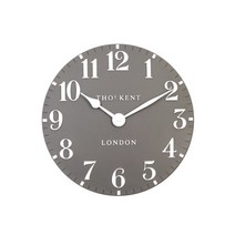 [포커시스] [Thomas Kent]토마스켄트 메탈 아라빅 무소음벽시계 30cm_그레이 /, 상세 설명 참조