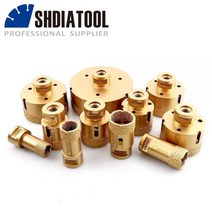마그네틱드릴 마그드릴 SHDIATOOL 1pc 드라이 다이아몬드 드릴링 코어 비트 커터 세라믹 타일 M14 스레드 구멍 톱 대리석 도자기 석기 크라운 드릴, CHINA, 30mm