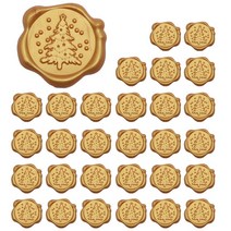 미화부장 완제품 실링 왁스 씰링 왁스 씰왁스 편지 초대장 청첩장 스티커 30P, christmas, 골드