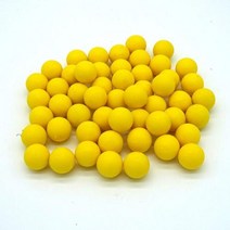 서바이벌 페인트볼 재사용 가능한 고무 페인트 볼 043cal 05cal 068cal야외, 0.68-250Pcs-Yellow