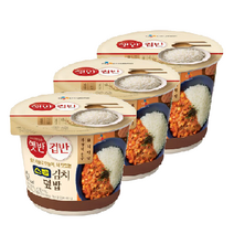 (상온)(컵반)스팸김치덮밥, 251g, 3개