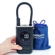 스포츠_ 겨울철 타이어 공기압 측정기 주입기 자전거 자동차 경고등 바람 체크 2세대 휴대용 미나티 S100