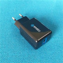 부안상사 빠른 충전 2.0 18W USB 터보 벽 QC Note 10 9, 02 Black_02 우리에게