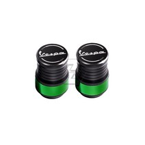 Vespa Sprint Primavera GTV 50 125 300 투어링 슈퍼 스쿠터 휠 타이어 밸브 모자, 05 green