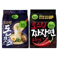 풀무원 돈코츠 라멘 4개 + 로스팅 짜장면 고추기름 4개, 8개