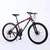 로드자전거 Wolface 27.529 인치 산악 자전거 알루미늄 합금 산악 자전거 자전거, 27.5인치, 21 속도, 블랙 레드
