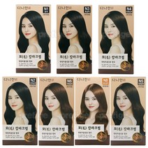 다나한 모 칼라크림 염색약 200g /새치커버/염모제, 1개, N3 흑갈색
