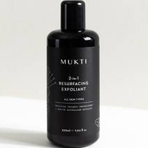 묵티 오가닉스 2IN1 리설페이싱 익스폴리언트 100ml/ 각질제거제, 200ml