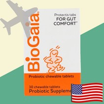 BioGaia 바이오가이아 츄어블 프로바이오틱스 유산균 레몬 Probiotic 30정