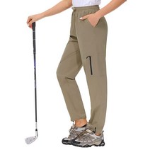 Cakulo 여성 골프 루즈 핏 팬츠 아미 그린 3XL 4416317106, 3X-Large, 4 Pockets-khaki