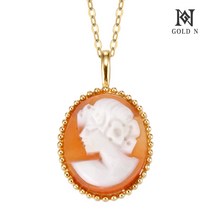 골드앤 14K 까메오 대 목걸이 YG