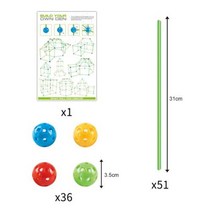 터널형 텐트 키즈 빌딩 요새 건물 성 터널 키트 DIY 3D 놀이 장난감 생일 선물 블록, 87pcs No Tent