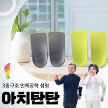 노벨생명공학교정구 아치탄탄 2세트 아치 인솔깔창, 235 (230~240mm)