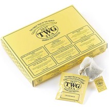 TWG 티 6종 테이스터 백 75g (6종 실버문 프렌치얼그레이 싱가폴블랙퍼스트 캐모마일 1837 블랙티 바닐라버번)