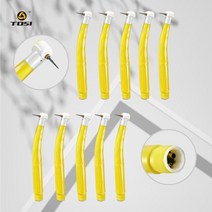 핸드피스 TOSI-일회용 치과 고속 핸드 피스 안티 감염 단일 워터 스프레이 에어 터빈 콘트라 앵글 10 개/팩, [01] 10PCS 2Holes