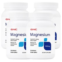 GNC 마그네슘 500mg 120정 x 4 (총4개), 4개