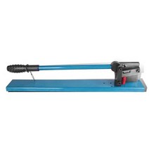 딘레인 절단기 타공 커팅 자재 작두 알루미늄 파이프, 눈금자x검은색 이중 홈 강철 레일 커터