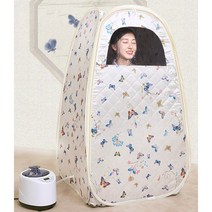 JENMV 전신사우나 고급형 1인용 스팀 사우나 가정용 찜질방 개인 습식 홈 사우나 가정용 사우나 반신욕 훈증기 가정용 사우나1인당 찜질기 1인 찜질, TY-X09(나비스타일)