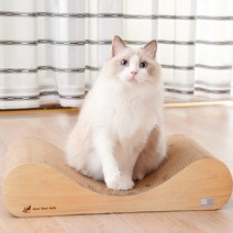 가리가리 소파 와이드 고양이 스크래처, 혼합색상, 1개