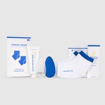 풋케어랩 발각질케어 세트 (힐글래스+힐크림+테라피삭스+젤리케이스), 발각질케어세트 1개