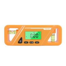HW-300 90도 눈금자 디지털 디스플레이 경사계 레벨 측정기 각도 측정기, 02 YELLOW
