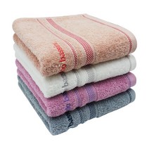 송월타월 아날도바시니 재즈40 타월 120g 20수 면사, 분홍, 10개