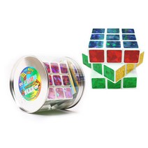월성 큐브퍼즐3x3홀로그램 X2 두뇌회전놀이 교육완구, 가방조아 본상품선택