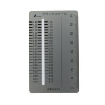 신와 크랙게이지 스텐 플라스틱 균열게이지 콘크리트균열자 크랙자 균열자, S-58699(카드형 스텐)