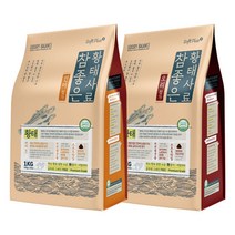 강아지사료 신상- 럭셔리발란스 소프트플러스 참좋은 황태사료 (연어/오리) 1kg 간식같은 사료, 황태+오리1kg