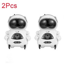 인공로봇미니 로봇 장난감 939A 포켓 대화 대화형, 02 2Pcs White