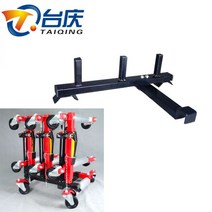 차견인 리프트잭 휠도리 차량 시프트 휠돌리 타이어잭 유압 시프터 트레일러 프레임 리프팅 발동기, 배치 랙(4대의 차량 이동 장치