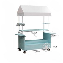 이동식 가판대 행사매대 야시장 마트 부스 좌판대, 상세 페이지 참고, 레드 중형