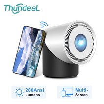 thundeal 미니 dlp 프로젝터 s211 휴대용 280안시 루멘hd 빔프로젝터안드로이드 ios 시스템 스마트폰 미러링 지원셔터3d 지원