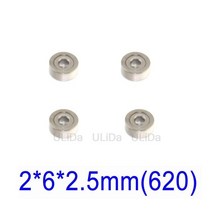 rc카 입문용 국민 무선 조종 알씨카 자동차 4Pcs 520 620 830 850 950 베어링 5mm/6mm 가이드 롤러 타미야 미니 4WD RC 2x6x2.5 2x5x2.5 3, [09] TypeB 2x6x2.5 4pcs