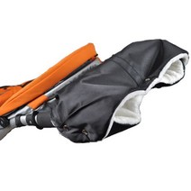 유모차핸드머프/유모차장갑 방한 손잡이 커버 풋머프, 유모차핸드머프 블랙