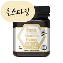 뉴질랜드 허니엔젯 마누카 꿀 umf 18+ 250g x 1통