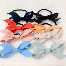 1+1 레인보우 리본 머리끈 2p 세트 여성 고모줄 헤어끈 헤어슈슈 올림머리 루나엔스텔라