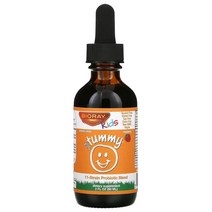바이오레이 Bioray Inc Kids NDF Tummy 키즈 NDF 터미 11종 프로바이오틱 라즈베리맛 60ml, 1팩