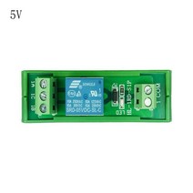 5V 12V 24V 1 채널 릴레이 모듈 DIN 레일 마운트 보드 SRD-05VDC-SL-C 10A DC 1NO 1NC, 02 9V