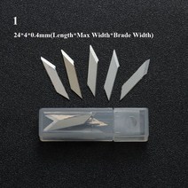 10 개대 휴대 전화 논슬립 손 도구 조각 10pcs 블레이드 커터 메스 나이프 부품 공예 PCB 수리, [01] 1, 01 1