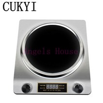 업소용 인덕션 전기 CUKYI 오목한 전자기 오븐 고전력 스토브 가정용 상업용 3000W 냄비