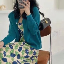 민소매 드레스 여성 가을 ​​신착 코듀로이 빈티지 꽃 기본 부드러운 프랑스 스타일 vestidos mujer all-match aesthetic