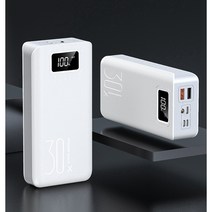 샤오미 파워뱅크30 100000mAh 초대용량 고속 충전 다용도 보조배터리, 블랙